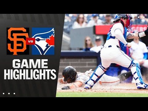 ジャイアンツ対ブルージェイズゲームのハイライト（7/19/25）| MLBのハイライト
