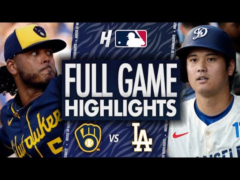 ミルウォーキーブリューワーズ対ロサンゼルスドジャース - フルゲームのハイライト| 2025年7月19日MLBシーズン