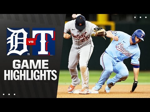 タイガース対レンジャーズゲームのハイライト（7/20/25）| MLBのハイライト