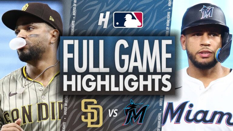 サンディエゴパドレスvsマイアミマーリンズ - フルゲームのハイライト| 2025年7月22日MLBシーズン
