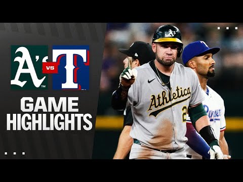 陸上競技対レンジャーズゲームのハイライト（7/23/25）| MLBのハイライト
