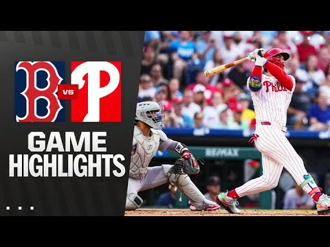 レッドソックスvs.フィリーズゲームのハイライト（7/23/25）| MLBのハイライト