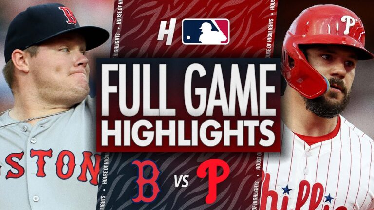 ボストンレッドソックスvsフィラデルフィアフィリーズ - フルゲームのハイライト| 2025年7月22日MLBシーズン