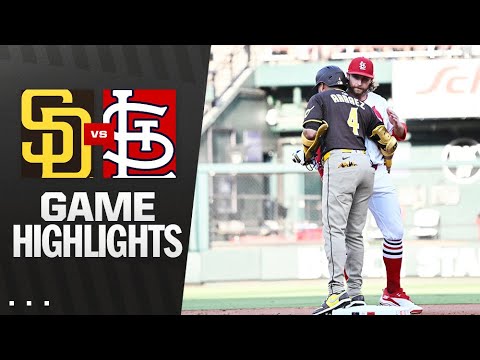 パドレスvs.カーディナルズゲームのハイライト（7/24/25）| MLBのハイライト