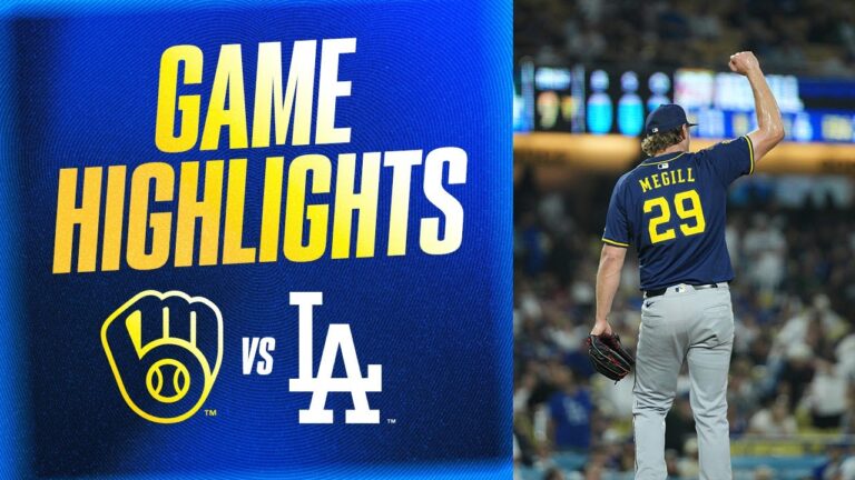 Brewers vs. Dodgers Highlights (7/19/25) | MLB Highlights