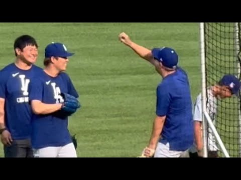 【ヨシノブ！】ドジャース試合前練習【1番DH・大谷翔平選手】vs ボストン・レッドソックス第2戦@フェンウェイ・パーク7/26/2025  #大谷翔平 #山本由伸 #baseball dodgers