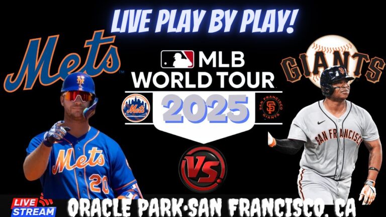 ニューヨークメッツvsサンフランシスコジャイアンツ🔴⚾ライブ - プレイバイプレイウォッチ🔴⚾ジャイアンツvsメッツ