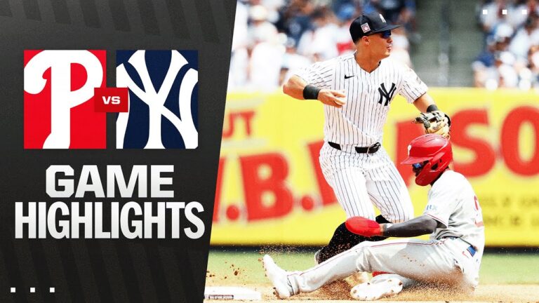 フィリーズ対ヤンキースゲームのハイライト（7/26/25）| MLBのハイライト