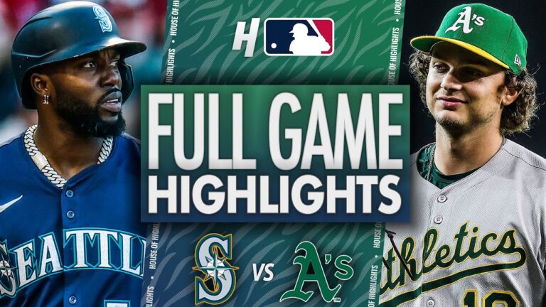 シアトル・マリナーズ対アスレチックス - フルゲームハイライト | 2025年7月28日 MLBシーズン