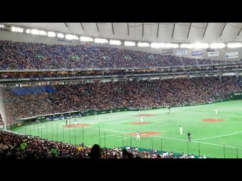 中井大介 東京ドーム 初凱旋で巨人ファンより歓声をうける