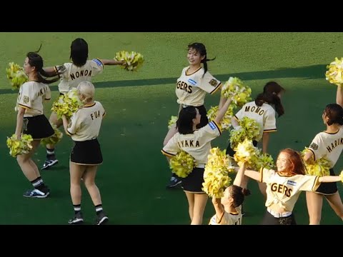 今日からFamily with Tigers Day タイガースガールズも限定ユニフォームを着用してパフォーマンス