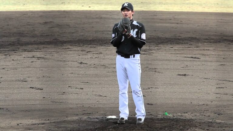 唐川のフォーム　正面　オープン戦　横浜線