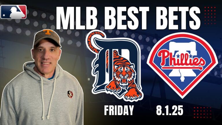 デトロイトタイガース対フィラデルフィアフィリーズ| MLBピックと予測|金曜日8/1/25 | MLBの最善の策