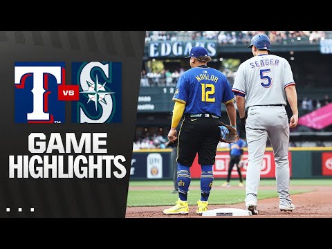 レンジャーvs.マリナーズゲームのハイライト（7/31/25）| MLBのハイライト