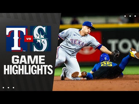 レンジャーvs.マリナーズゲームのハイライト（8/1/25）| MLBのハイライト