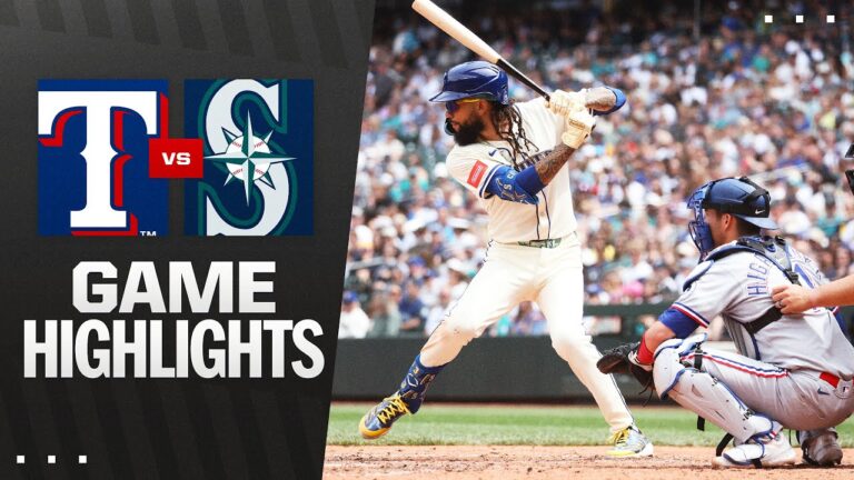 レンジャーvs.マリナーズ（8/3/25）| MLBのハイライト