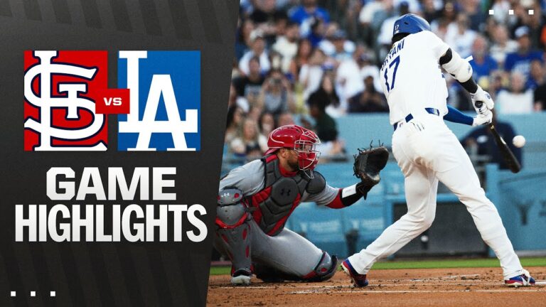 カーディナルズ対ドジャースゲームのハイライト（8/4/25）| MLBのハイライト
