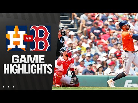 Astros vs. Red Sox（8/3/25）| MLBのハイライト