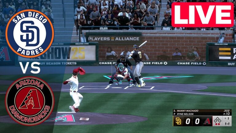 MLBLive🔴サンディエゴパドレスvsアリゾナダイヤモンドバックス -  2025年8月5日|フルゲームMLB 2025 en vivo