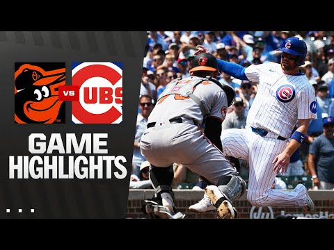 Orioles vs. Cubs（8/3/25）| MLBのハイライト