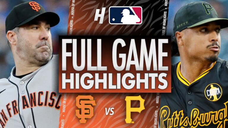 サンフランシスコジャイアンツvsピッツバーグパイレーツ - フルゲームのハイライト| 2025年8月4日MLBシーズン
