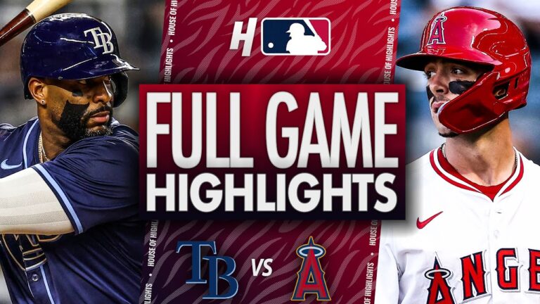 タンパベイレイズ対ロサンゼルスエンジェルス - フルゲームのハイライト| 2025年8月5日MLBシーズン