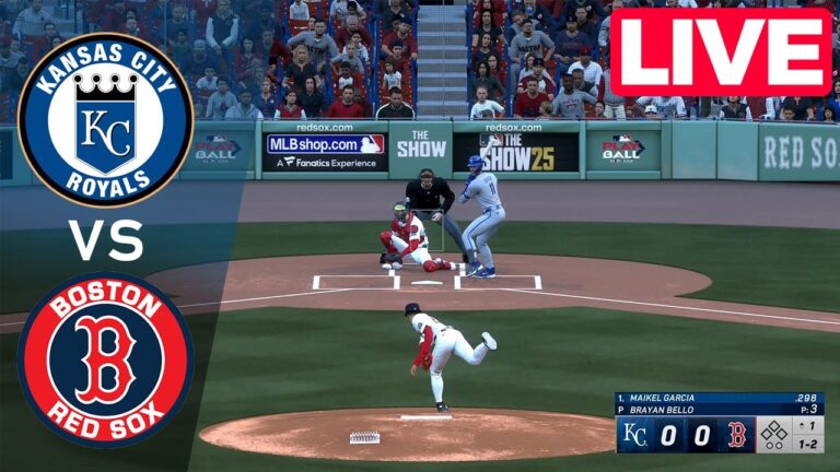 MLBLive🔴ボストンレッドソックスvsカンザスシティロイヤルズ -  2025年8月6日|フルゲームMLB 2025 en vivo