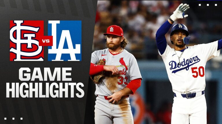 Cardinals vs. Dodgersゲームのハイライト（8/5/25）| MLBのハイライト