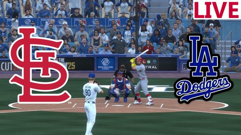 🔴live🔴stルイカージナルスvsロサンゼルスドジャース/8月6日/MLB envivo/mlbショー25