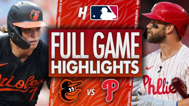 ボルチモアオリオールvsフィラデルフィアフィリーズ - フルゲームのハイライト| 2025年8月5日MLBシーズン