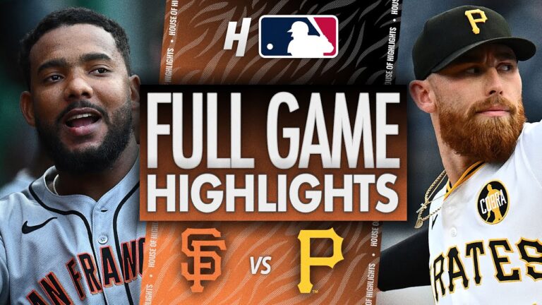 サンフランシスコジャイアンツvsピッツバーグパイレーツ - フルゲームのハイライト| 2025年8月5日MLBシーズン