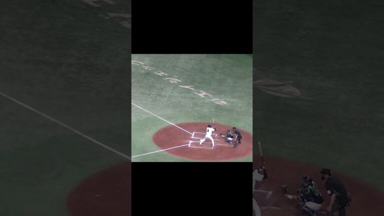 坂本勇人を見逃し三振にとる木澤尚文（2024年4月30日 読売ジャイアンツ対 ヤクルトスワローズ）