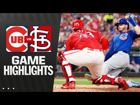 カブス対カージナルスゲームのハイライト（8/8/25）| MLBのハイライト