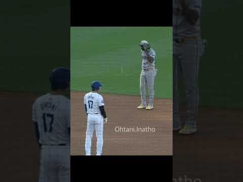 大谷愛が強すぎるダイヤモンドバックス戦のペルドモ。ドジャース・大谷翔平選手の側を離れられない。報道では大谷選手に「バカ」か「アホタレ」のどっちかで呼んでみたい？と聞いたそうな。笑。