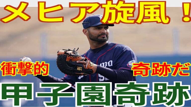 甲子園衝撃! メヒア応援歌大流行？,  独占映像公開！なぜ？