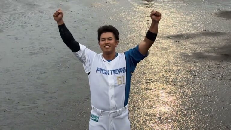 20250817 雨天中止！試合終了後に今川優馬選手がヘッスラ@旭川