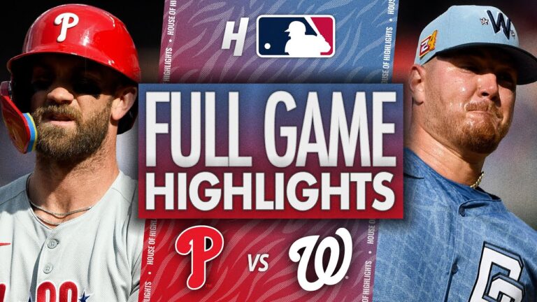 フィラデルフィア・フィリーズ vs ワシントン・ナショナルズ - フルゲームハイライト | 2025年8月16日 MLBシーズン