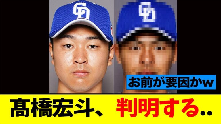 髙橋宏斗が完璧に抑えた理由、判明する...【なんJ】【中日】