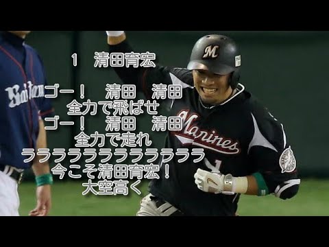 ロッテ　清田育宏　応援歌　1時間耐久
