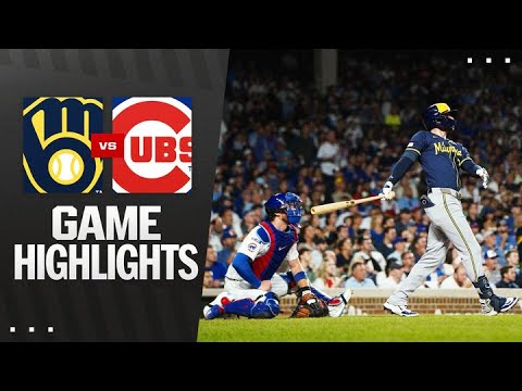 Brewers vs. Cubsゲームのハイライト（8/20/25）| MLBのハイライト