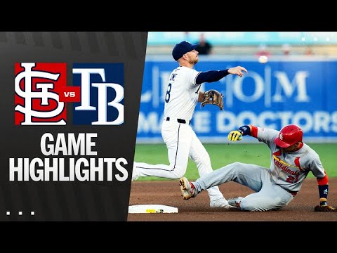 カーディナルズ対レイズゲームのハイライト（8/21/25）| MLBのハイライト