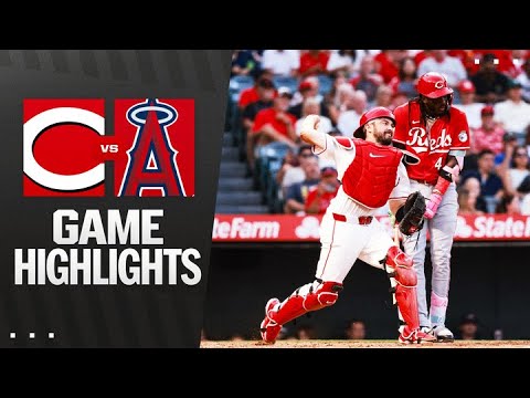 Reds vs. Angelsゲームのハイライト（8/20/25）| MLBのハイライト