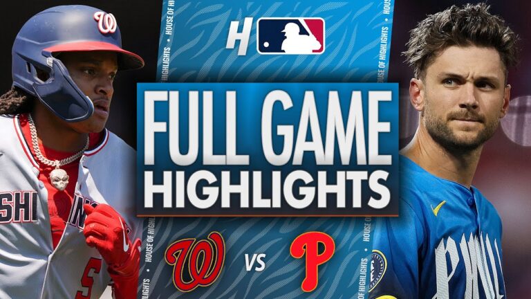 ワシントン・ナショナルズ対フィラデルフィア・フィリーズ - フルゲームハイライト | 2025年8月22日 MLBシーズン