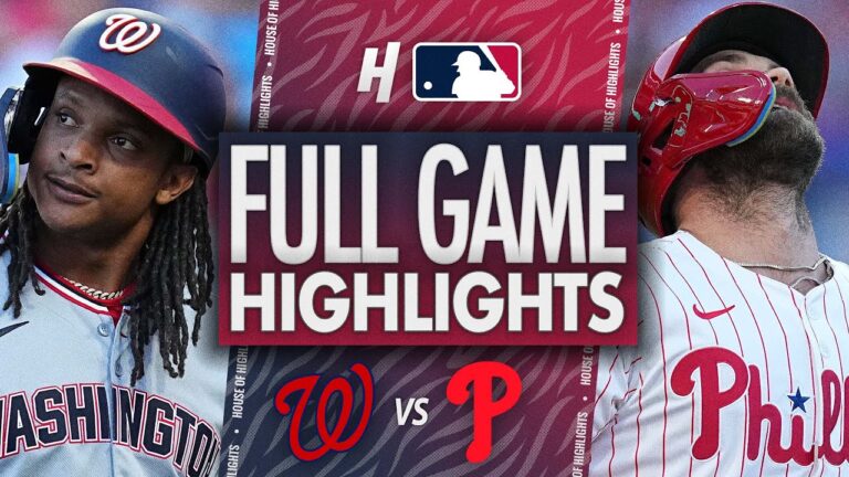 ワシントン・ナショナルズ対フィラデルフィア・フィリーズ - フルゲームハイライト | 2025年8月23日 MLBシーズン
