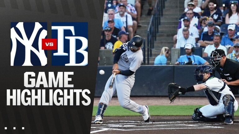 ヤンキースvs.レイ​​ズゲームのハイライト（8/20/25）| MLBのハイライト