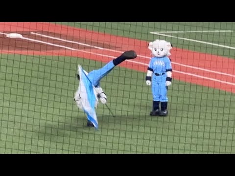 試合前 レオとライナのパフォーマンス前パフォーマンス【西武2-2日本ハム】2025/8/26 ライオンズフェスティバルズ