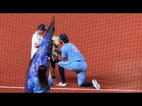 ライオンズスタメン選手送り出し➡︎ 抽選で当たった人の始球式【西武2-2日本ハム】2025/8/26 ライオンズフェスティバルズ