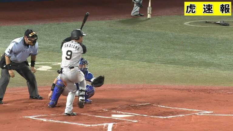 阪神タイガースVSDeNA 【祝】髙山ついに新人猛打賞球団記録更新！３打席連続２塁打w2016/8/24
