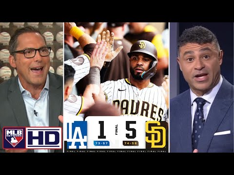 Padresを分解するMLBネットワークは、ドジャースを5-1で破りました。 NL Westの1位の唯一の所有に移動する