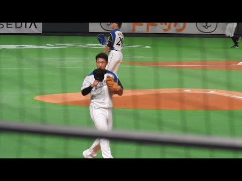 ＜2021.8.25ロッテ戦1回裏2アウト1,2塁＞高濱祐仁がライトへ先制タイムリーヒットを放つ！